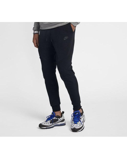 Nike Black Sportswear Tech Fleece Casual Sports Long Pants for men