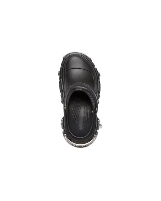 Balenciaga Black X Crocstm Platform Mules