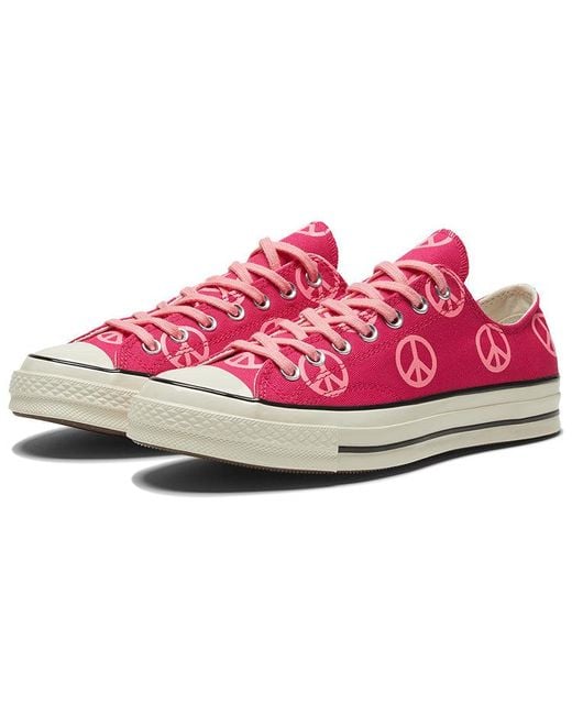 Converse Pink Chuck 70 Peace Sign for men