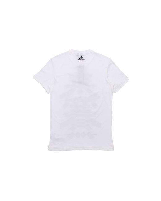 Adidas White Kc Tee Os Sports Round Neck Short Sleeve for men