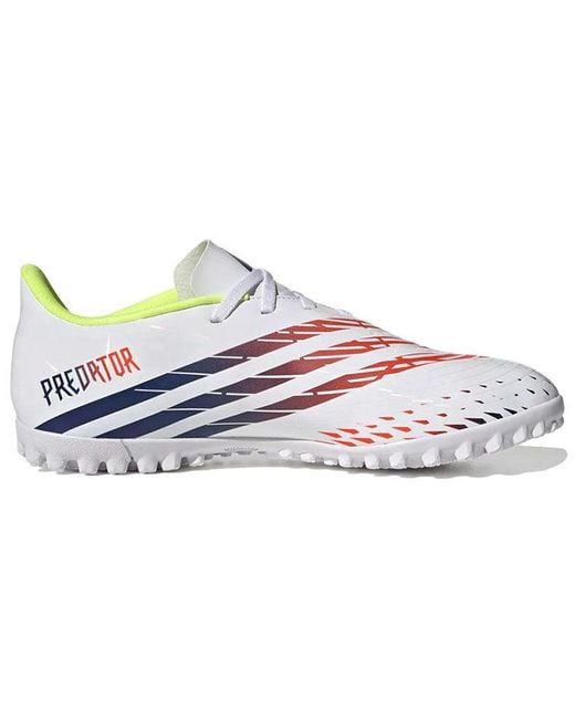 Adidas White Predator Edge.4 Tf for men