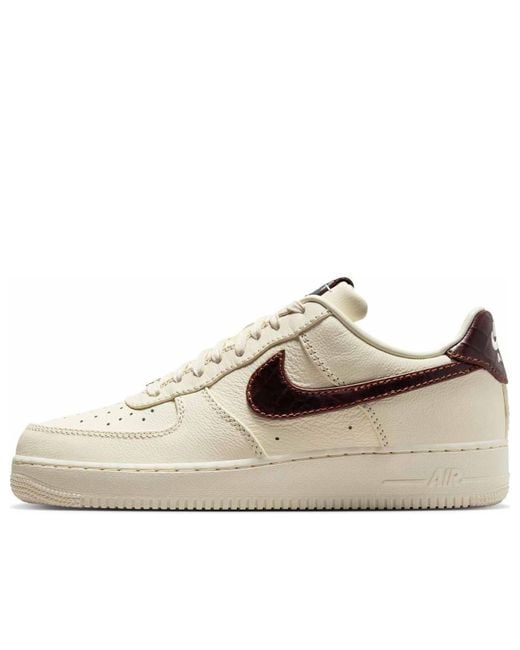 Nike Natural Air Force 1 '07 'Soft Pearl Croc' for men