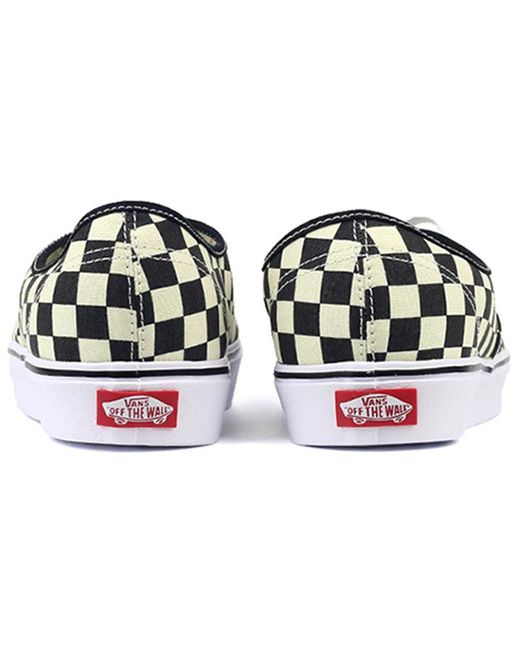 Vans White Authentic Lite 'Checkerboard for men