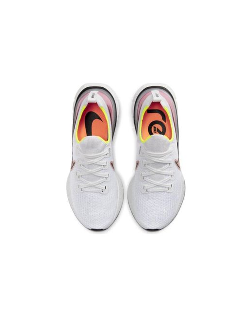 Nike White React Infinity Run Blast' for men