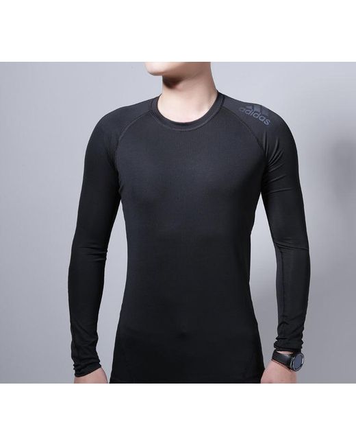 Adidas Blue Alphaskin Spr Training Top for men