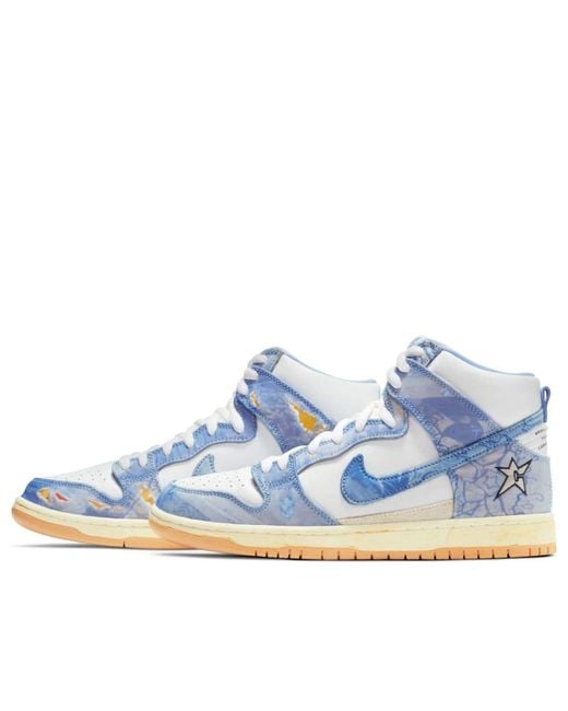 Nike Blue Sb Dunk High Dark Sulfur Coconut Milk' for men