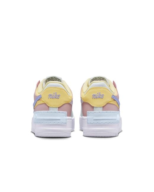 Nike White (Wmns) Air Force 1 Shadow 'Light Soft'