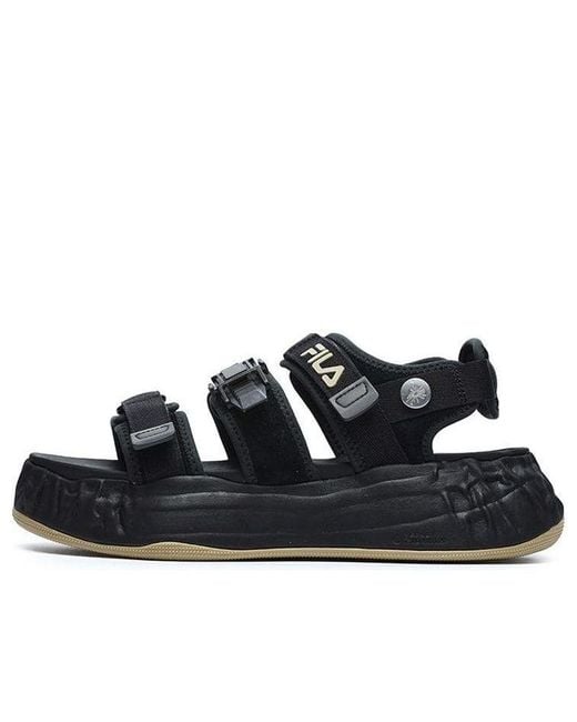 Fila Black Fm-15 X Mihara Yasuhiro Sandals for men