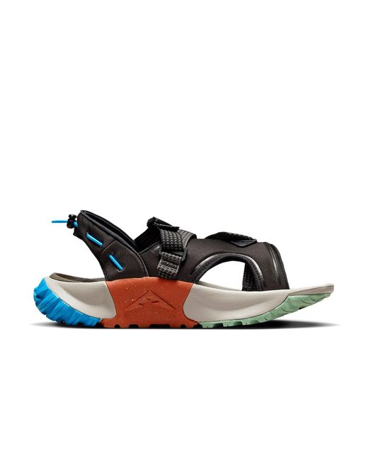 Nike Black Oneonta Sandal Cobblestone' for men
