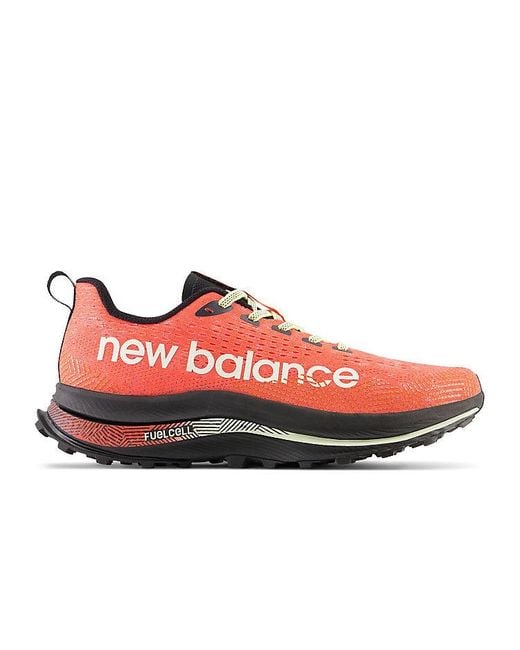 New Balance Red Fuelcell Supercomp Trail 'Neon' for men