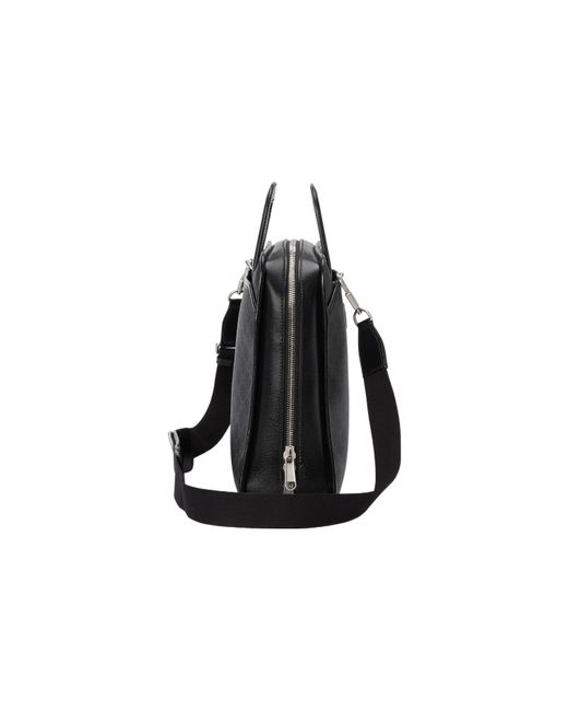 Gucci Black Briefcase With Interlocking G for men