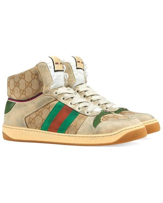 Gucci Natural Screener Gg High 'Off- for men