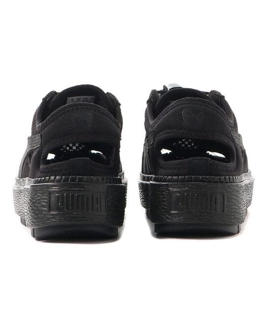 PUMA Black (Wmns) Basket Platform Trace Light Mule