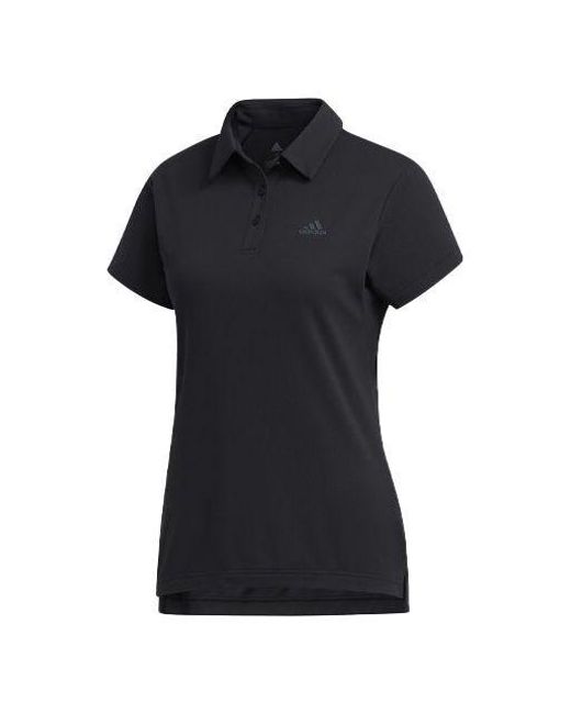 Adidas Black (Wmns) Tennis Sports Polo Shirt