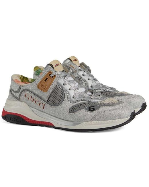 Gucci White Ultrapace Mesh Sneaker