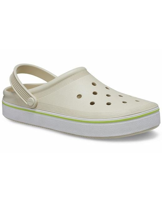 CROCSTM White Crocband Clean Clog for men