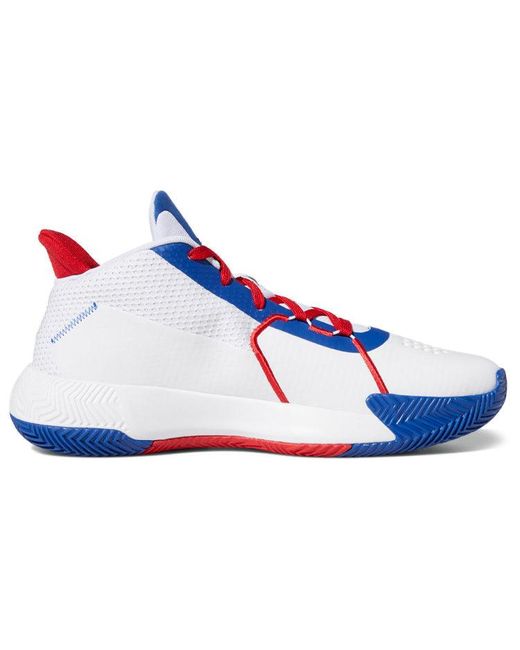 Adidas Blue Court Vision 2.0 'Scarlet Collegiate Royal' for men