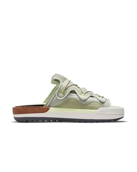 Nike White Offline 2.0 Slip-On 'Light Bone Volt' for men
