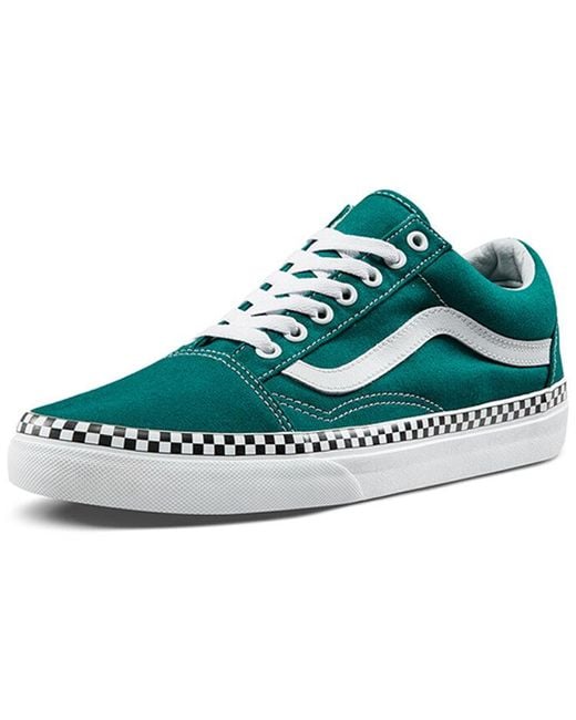 Vans Green Check Foxing Old Skool for men