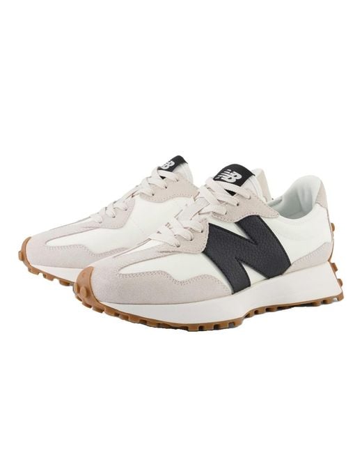 New Balance White (Wmns) 327 'Moonbeam'