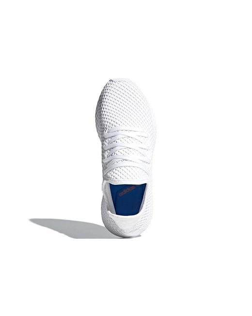 Adidas White Deerupt 'Triple' for men