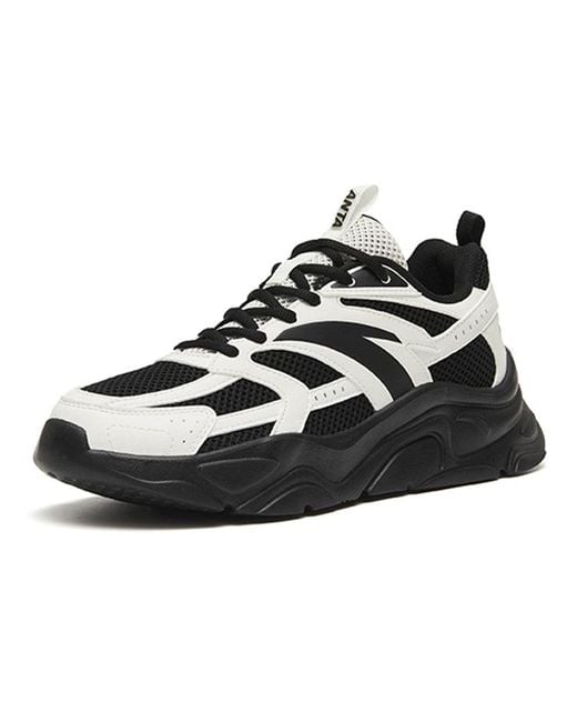 Anta Black (Wmns) Life Series Lightweight Casual Sneakers