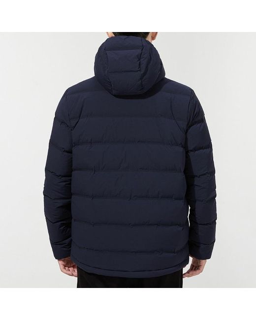Adidas Blue Helionic S H J Outdoor Sports Hooded Down Jacket for men