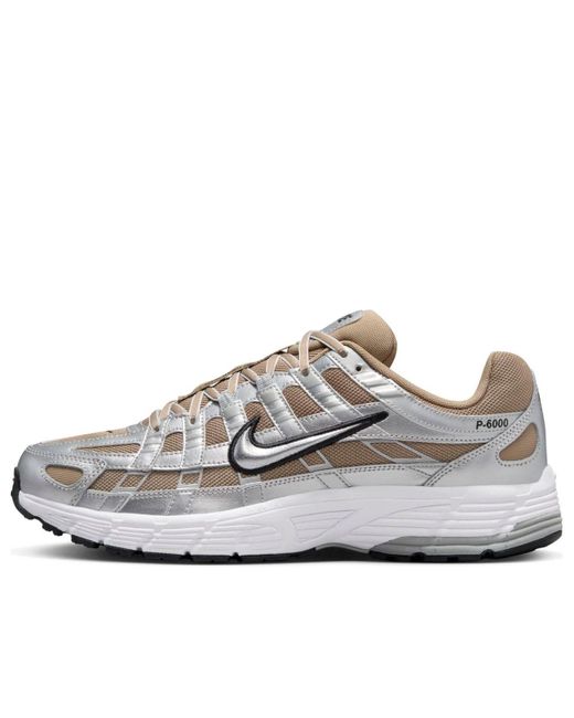 Nike White P-6000 'Khaki Metallic' for men