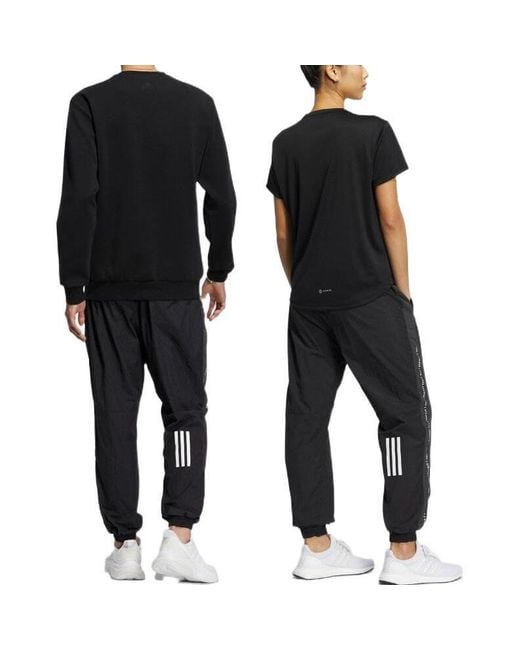 Adidas Black Wording Pants for men