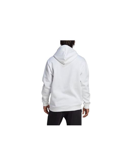 Adidas White Camo Print French Terry Hoodie for men