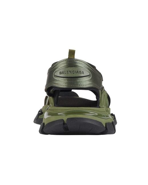 Balenciaga Green Track Sandal 'Khaki' for men