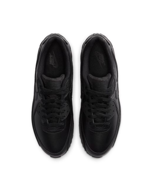 Nike Black Air Max 90 Leather 'Triple' for men