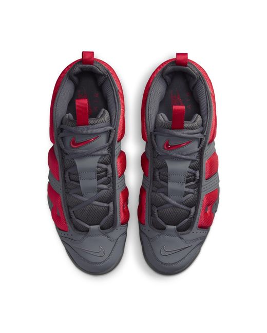 Nike Red Air More Uptempo Low 'Dark Light Crimson' for men