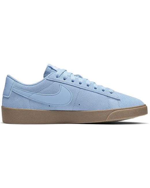 Nike Blazer Low Sd in Blue | Lyst
