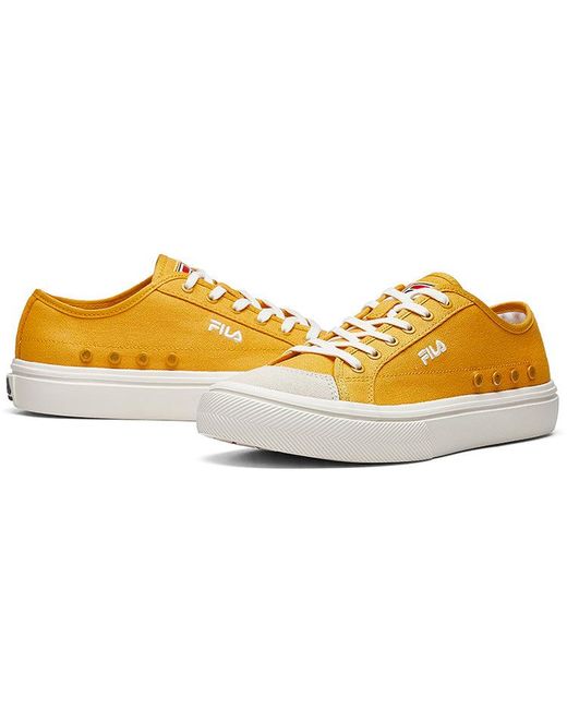 Fila Yellow (Wmns) Fila Benetti Canva Shoes