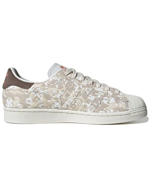 Adidas White Originals Superstar 'Camo for men