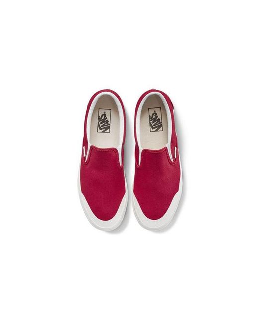 Vans Red Classic Slip-On 138 'Tango' for men