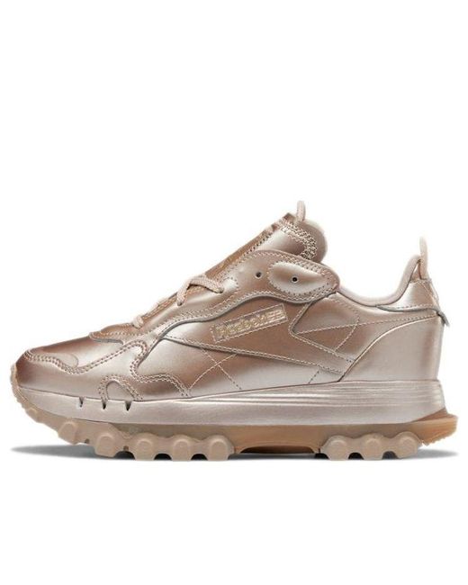 Reebok Brown (Wmns) Cardi B X Classic Leather 'Rose Champagne'