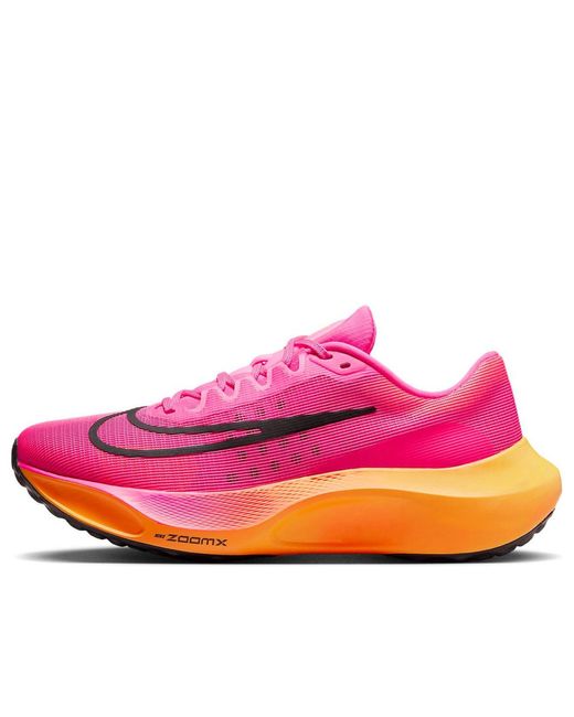 Nike Pink Zoom Fly 5 'Hyper Laser' for men
