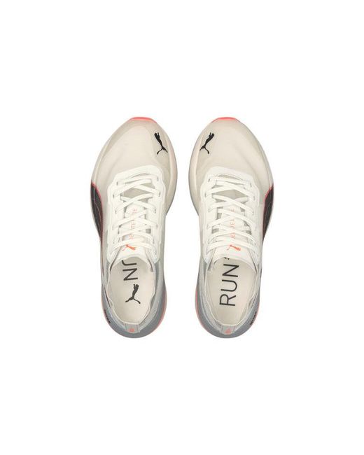 PUMA White Deviate Nitro Elite Lava Blast' for men