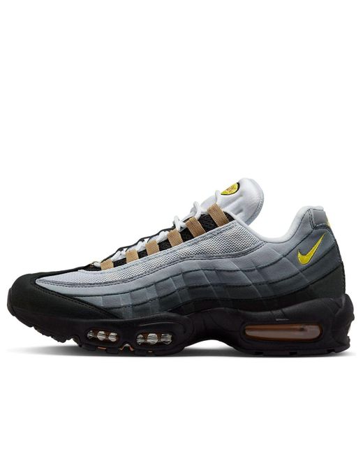 Nike Black Air Max 95 Fashion Trainers Sneakers Shoes Dx4236 for men