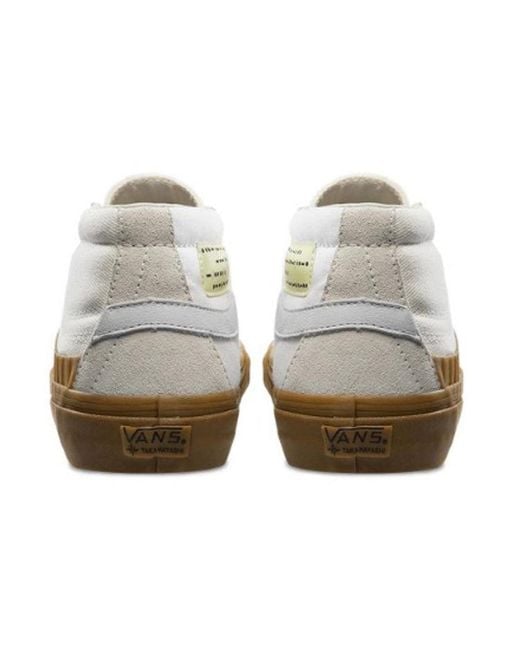 Vans White 138 Mid Taka Hayashi Marshmallow for men