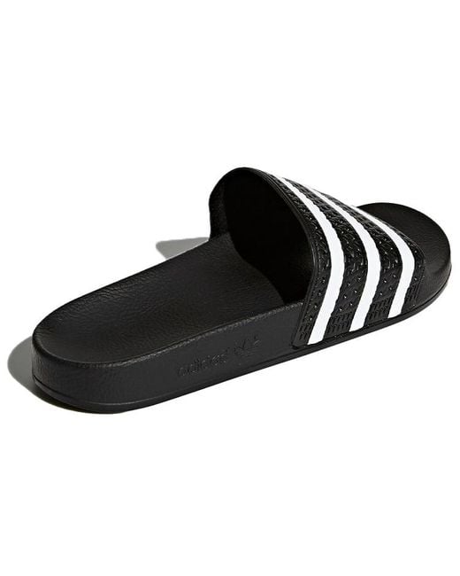 Adidas Black Adilette Slides for men