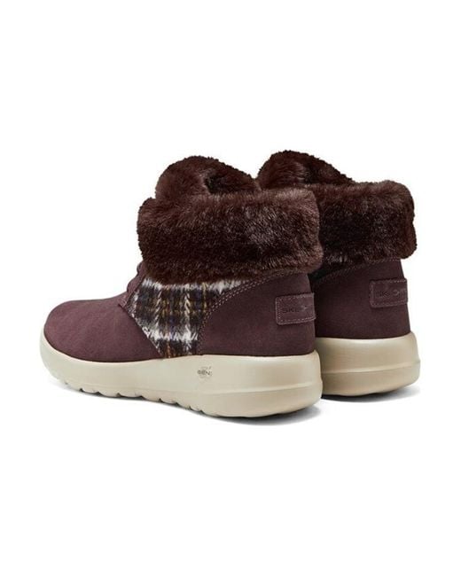 Skechers Brown (Wmns) On The Go Joy Boots 'Burgundy'