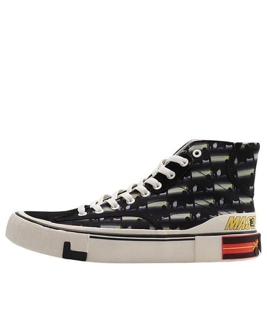 Li-ning Black Superwave Canvas Hi for men