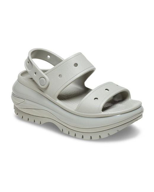 CROCSTM Metallic Mega Crush Sandals 'Elephant'