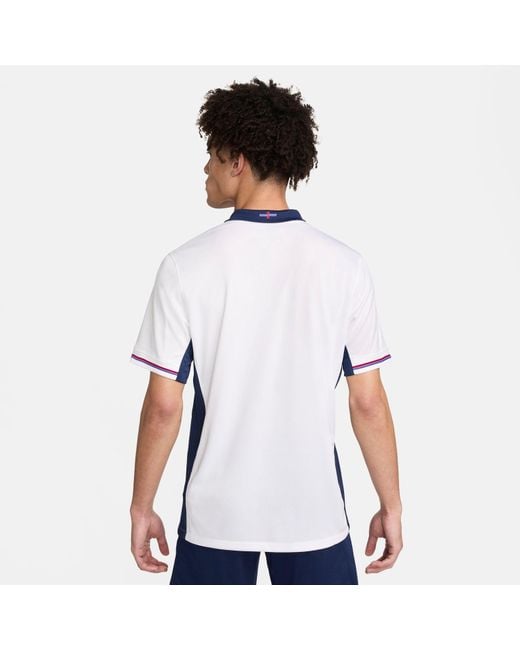 Nike Blue England Team 24/25 Stadium Home Soccer Jersey for men