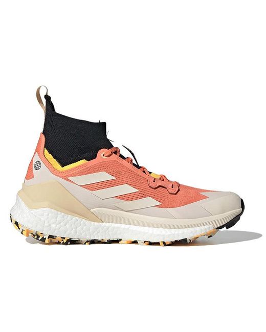 Adidas Blue Terrex Free Hiker 2.0 Hiking Shoes 'Coral Fusion' for men