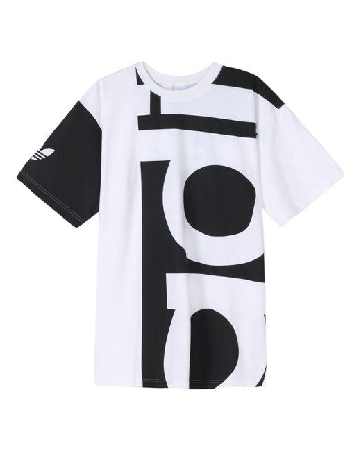 Adidas Black Originals Big Adi Tee Printing Short Sleeve for men