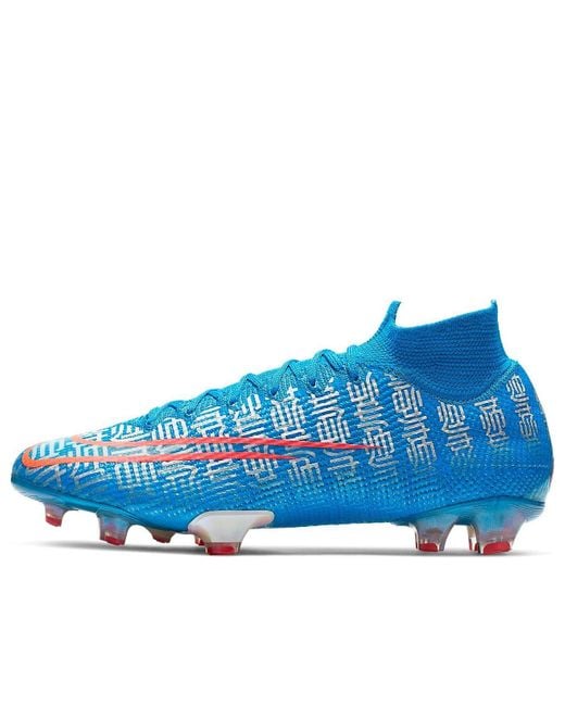 Nike Blue Mercurial Superfly 7 Elite Cr7 Fg 'Shuai' for men